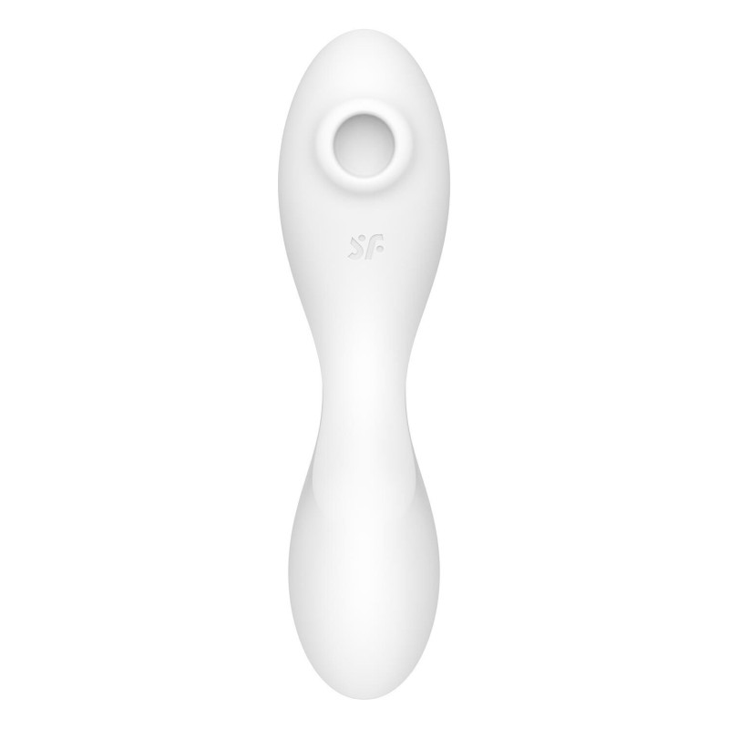 Вакуумний смарт-стимулятор із вібрацією Satisfyer Curvy Trinity 5 (White) (м'ята упаковка)
