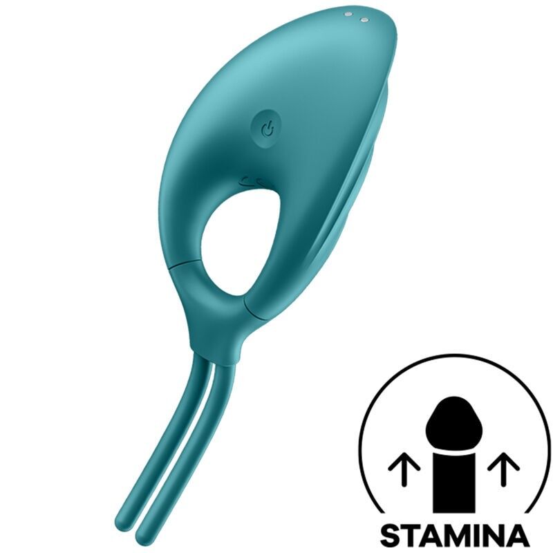 Ерекційне віброкільце лассо Satisfyer Swordsman Green, міцна фіксація, 10 режимів, потужний мотор