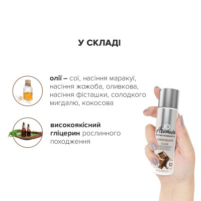Масажна олія JO Aromatix - Massage Oil - Chocolate 120 мл