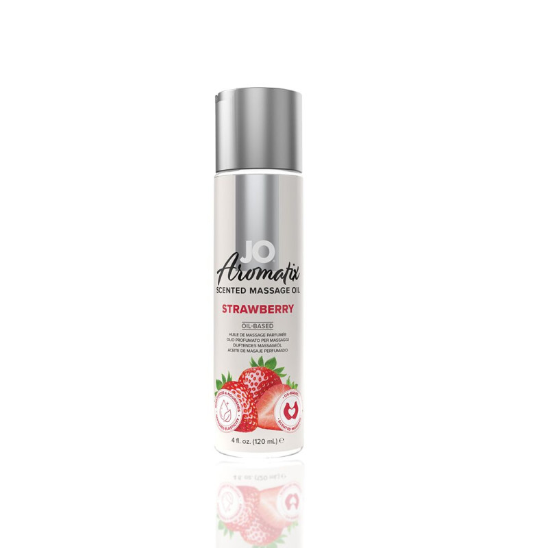 Масажна олія JO Aromatix - Massage Oil - Strawberry 120 мл