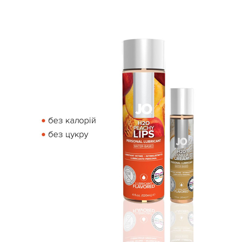 Комплект System JO GWP — Peachy Lips 120 мл & H2O Vanilla 30 мл (термін до 01.03.2025)