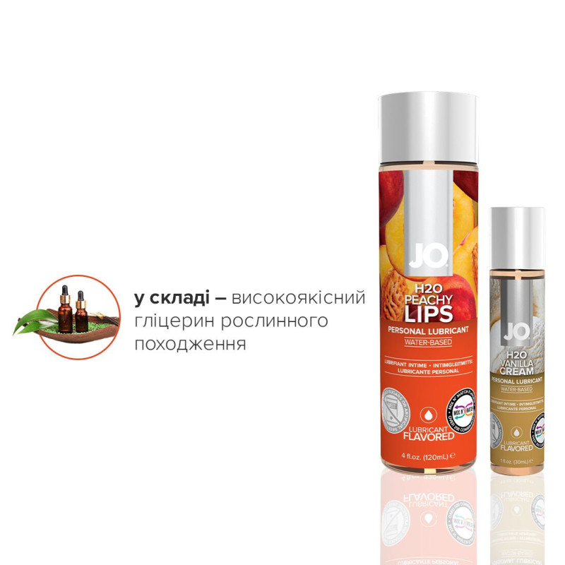 Комплект System JO GWP — Peachy Lips 120 мл & H2O Vanilla 30 мл (термін до 01.03.2025)