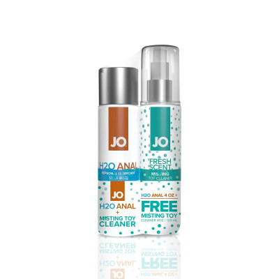 Набір JO GWP-H2O Anal Original Lubricant + Misting Toy Cleaner 2х120 мл