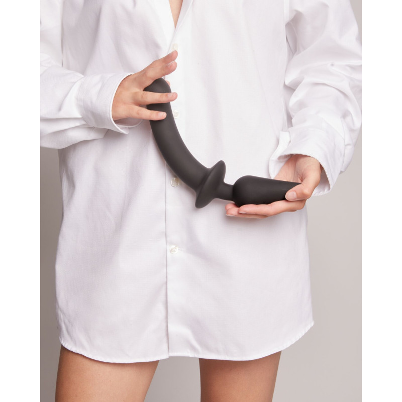 Анальна пробка з дилдо Strap-On-Me SWITCH PLUG-IN SEMI-REALISTIC DILDO BLACK - S