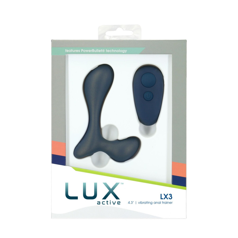 Вібромасажер простати Lux Active LX3 Vibrating Anal Trainer, пульт