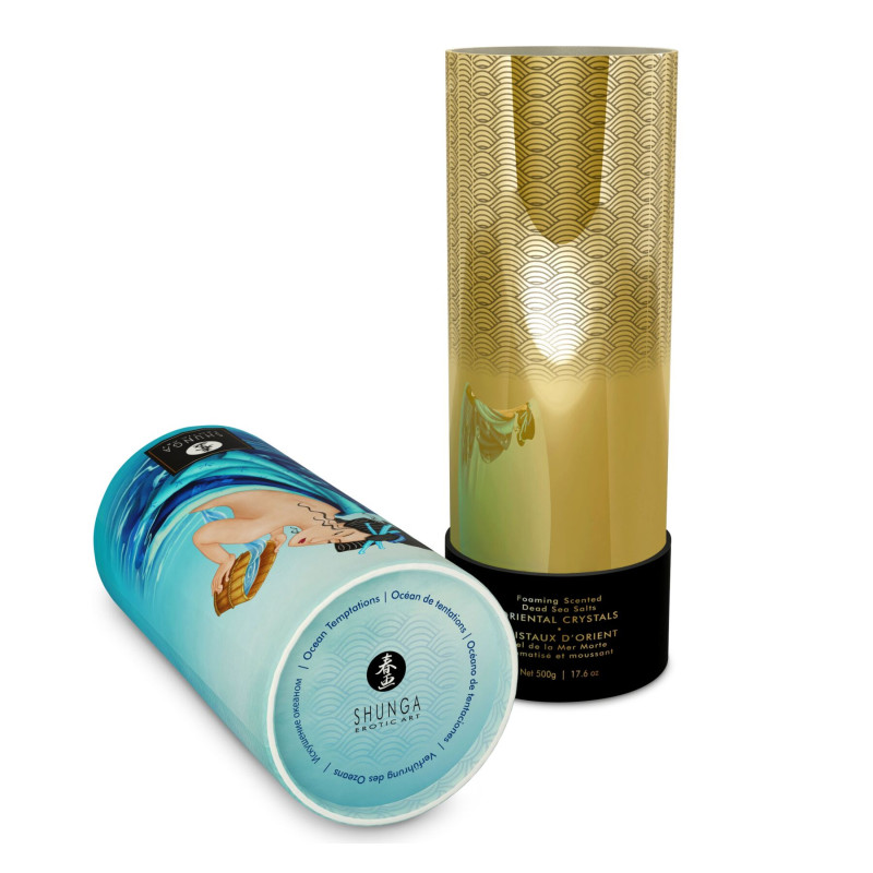 Сіль для ванни Shunga Oriental Crystals Bath Salts – Ocean Breeze (500 г), сіль Мертвого моря