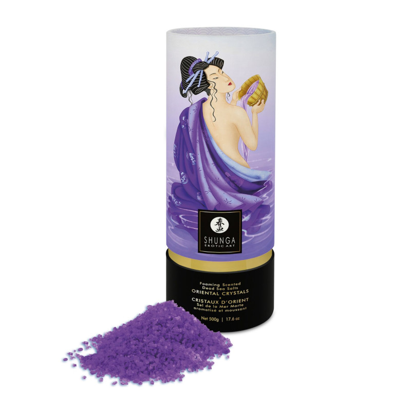 Сіль для ванни Shunga Oriental Crystals Bath Salts – Exotic Fruits (500 г), сіль Мертвого моря
