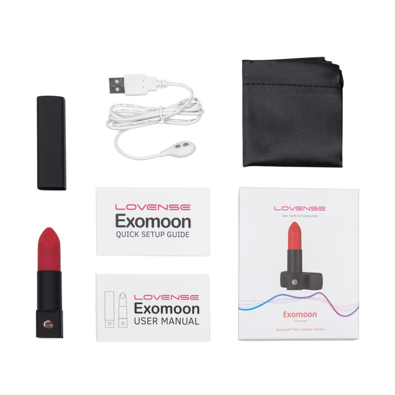 Вібратор-помада Lovense Exomoon, працює через програму