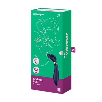 Вібратор для пар Satisfyer Endless Fun Blue (м'яте паковання)