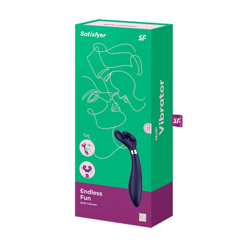 Вібратор для пар Satisfyer Endless Fun Blue (м'яте паковання)