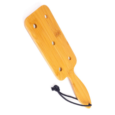Паддл Fetish Tentation Paddle Wide and Short Bamboo, упакований у ПЕ пакет