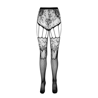 Еротичні колготки-бодістокінг Passion ECO S004 White