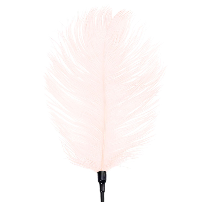 Лоскоталка зі страусиним пером Art of Sex - Feather Tickler, колір Світло-рожевий