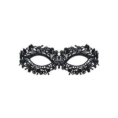 Мереживна маска Obsessive A710 One Size, чорна