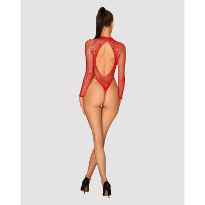 Еротичний боді Obsessive B126 teddy red S/L