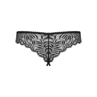 Стрінги з доступом Obsessive Contica L/XL, чорні