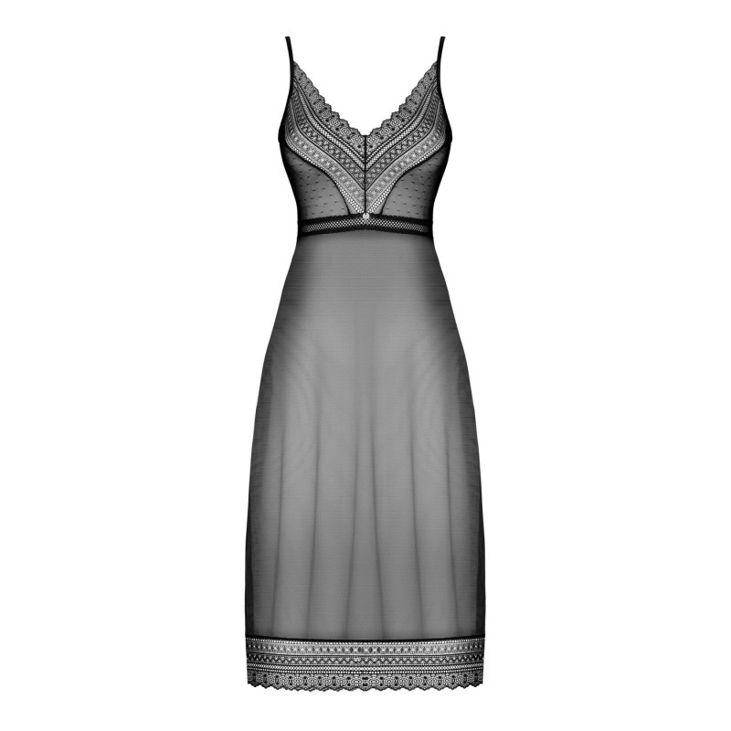 Еротична сорочка Obsessive Estiqua chemise XL/2XL