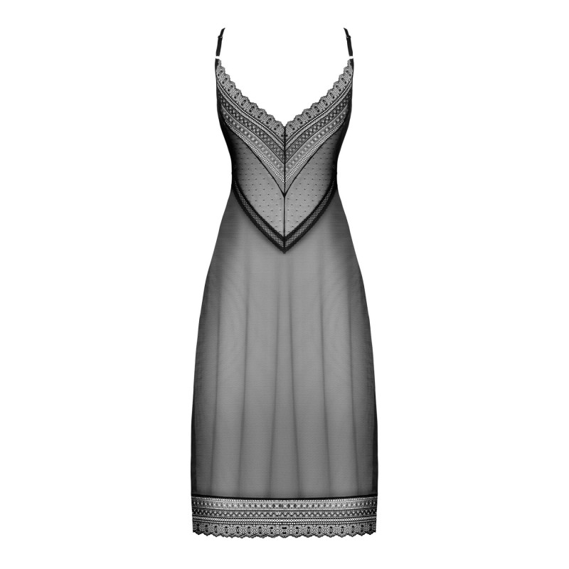 Еротична сорочка Obsessive Estiqua chemise XL/2XL