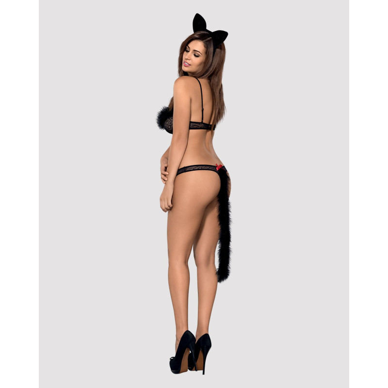 Еротичний костюм кішки Obsessive Gepardina 3 pcs costume S/M
