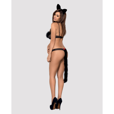 Еротичний костюм кішки Obsessive Gepardina 3 pcs costume L/XL