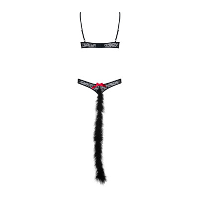 Еротичний костюм кішки Obsessive Gepardina 3 pcs costume L/XL