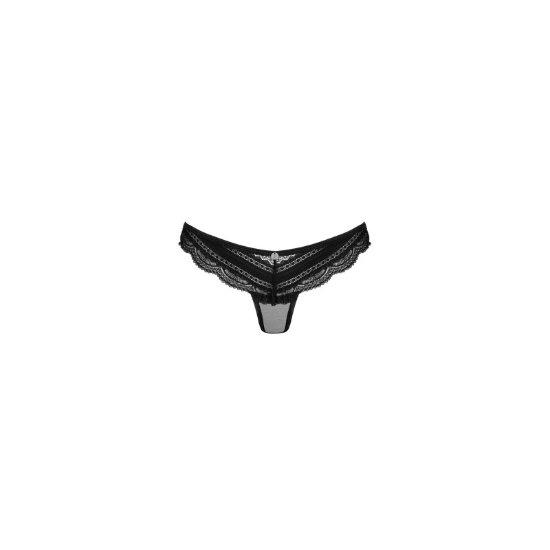 Еротичні трусики Obsessive Ivannes panties black L/XL