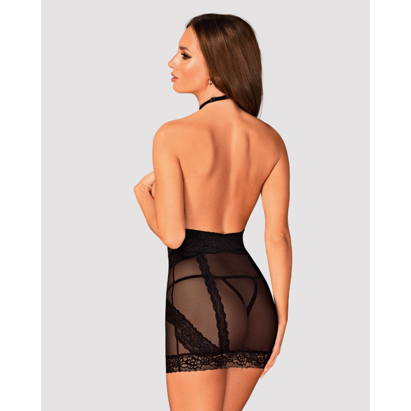 Еротична сорочка Obsessive Lacrisia chemise M/L