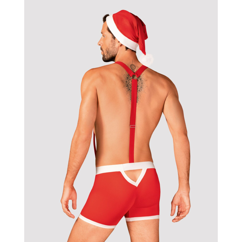 Еротичний чоловічий костюм новорічний Obsessive Mr Claus S/M