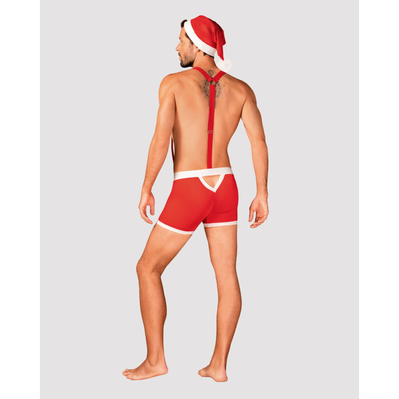 Еротичний чоловічий костюм новорічний Obsessive Mr Claus S/M