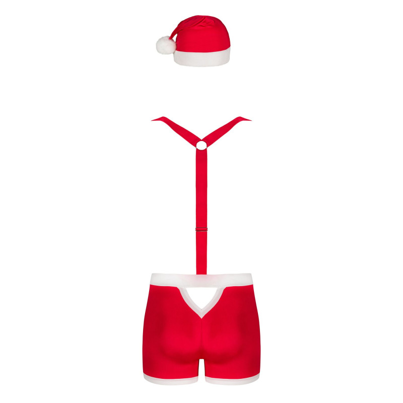 Еротичний чоловічий костюм новорічний Obsessive Mr Claus S/M