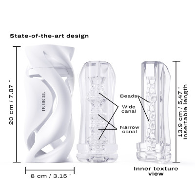 Мастурбатор Dorcel DEEP BLOW White