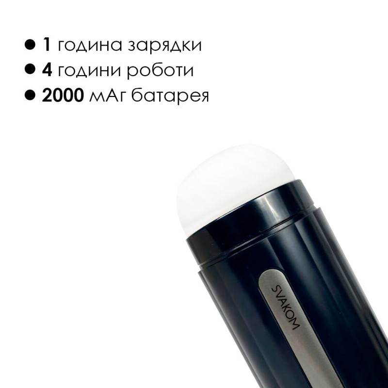 Інтерактивний смарт-мастурбатор Svakom Hannes Neo, підігрів до 38 ° C (м'ята упаковка)