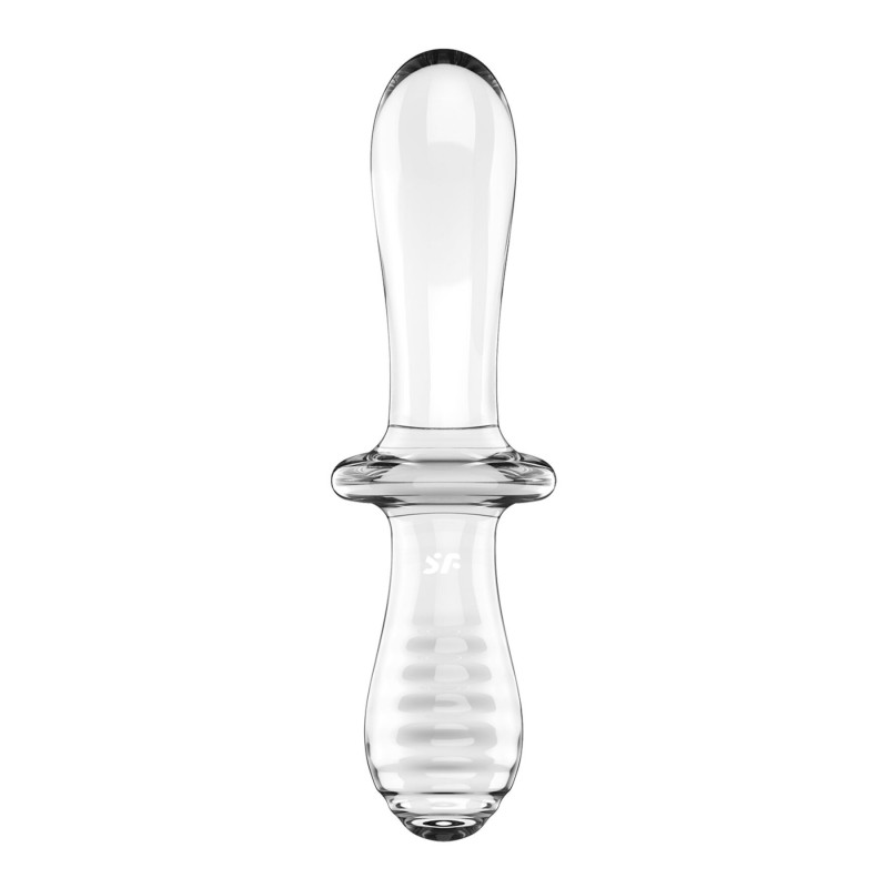 Дилдо Satisfyer Double Crystal (Transparent) (м'яте паковання)