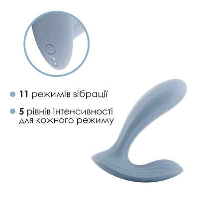 Смарт-вібратор у трусики Svakom Erica Dusty Blue