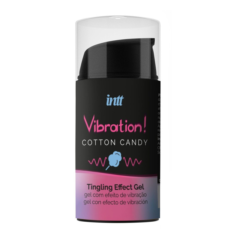Рідкий вібратор Intt Vibration Cotton Candy (15 мл) (м'ята упаковка)