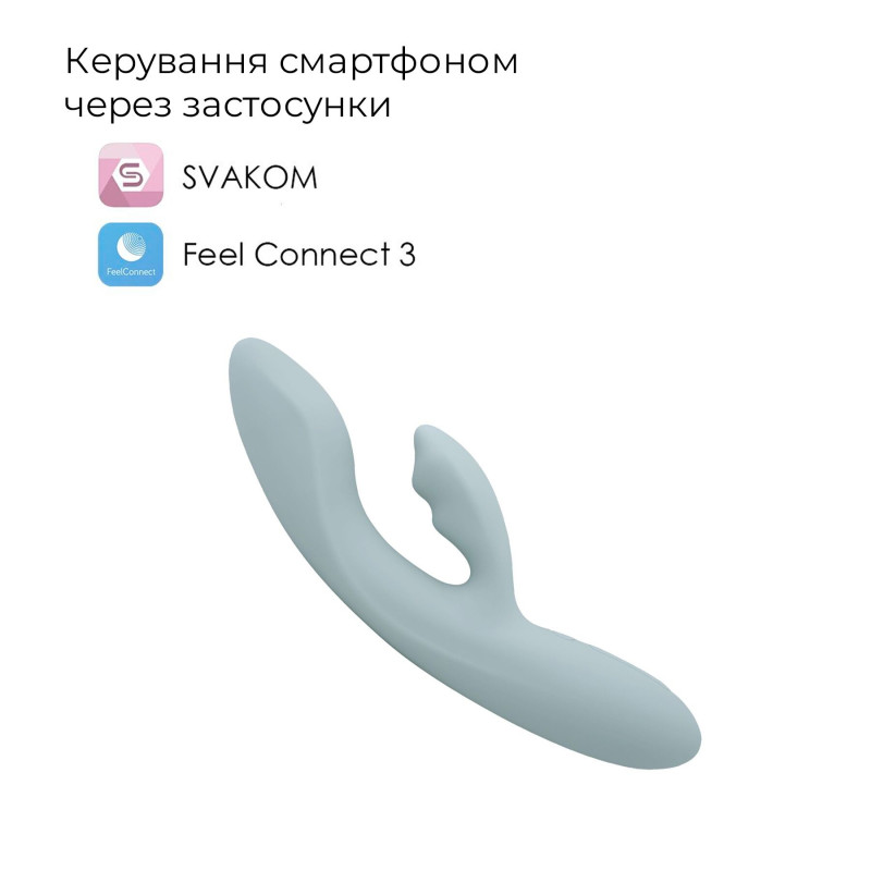 Вібратор-кролик Svakom Chika з підігрівом
