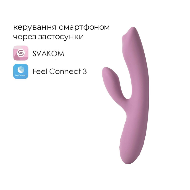Вібратор кролик із перлинною стимуляцією точки G Svakom Trysta Neo Violet