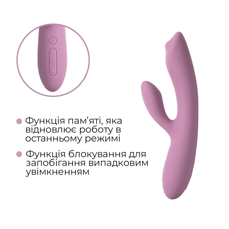 Вібратор кролик із перлинною стимуляцією точки G Svakom Trysta Neo Violet