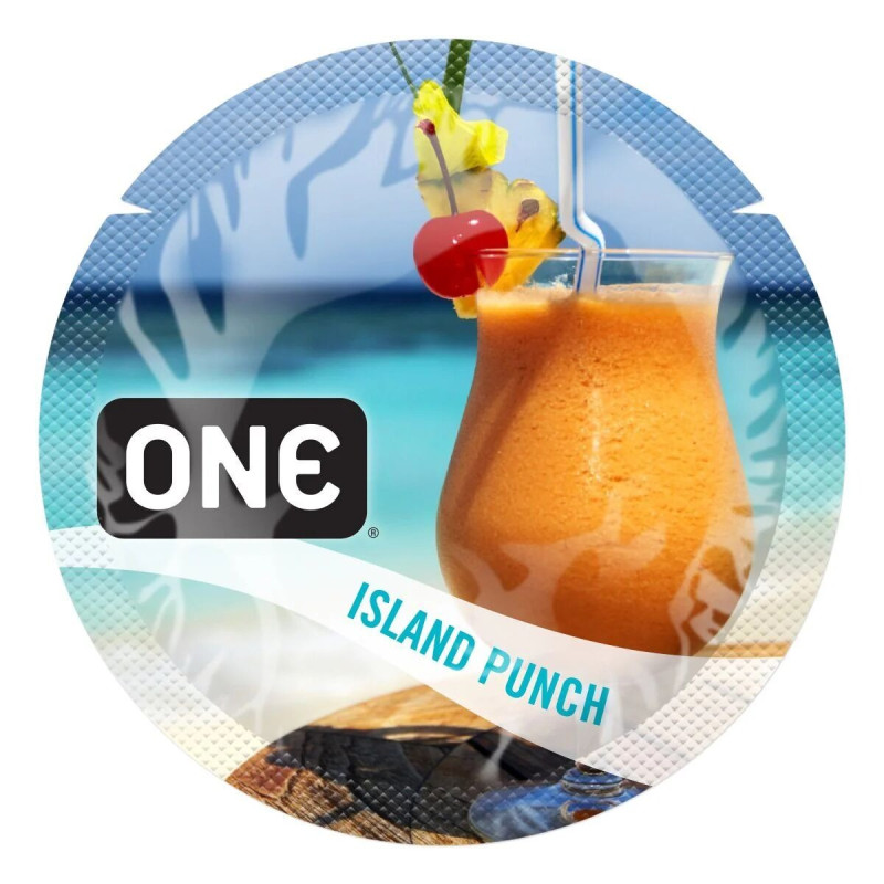 Презерватив ONE FlavorWaves 1 шт із смаком Island Punch (Коктейль)
