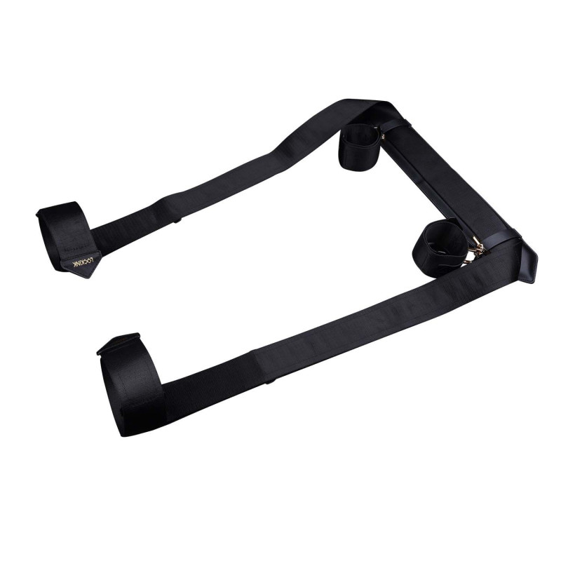 Фіксатори рук і ніг для ліжка LOCKINK BDSM Adjustable Bed Restraint Kit (м'ята упаковка)