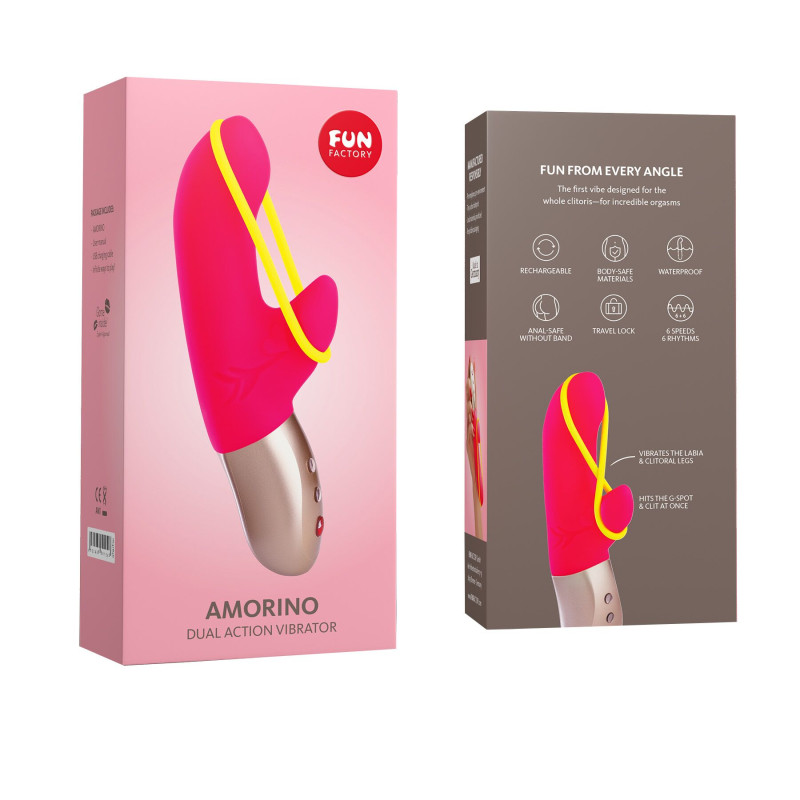 Вібратор-кролик Fun Factory Amorino Pink