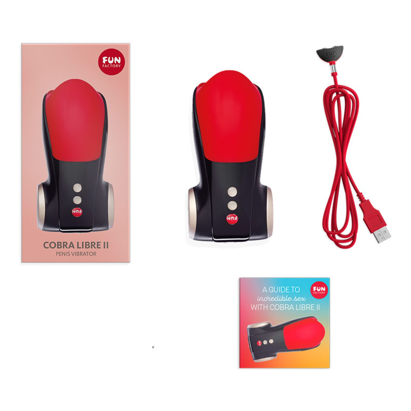 Мастурбатор Fun Factory Cobra Libre 2 Red-Black