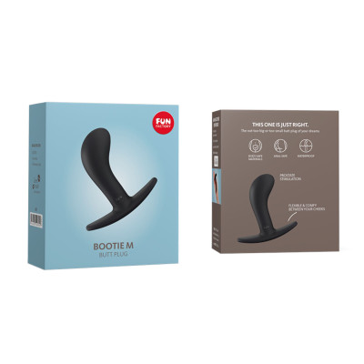 Анальна пробка Fun Factory Bootie Black розмір М