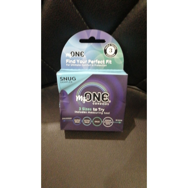Презервативи MyONE Snug 3 Sampler шт, картонна коробка (м'ята упаковка)