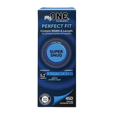 Презервативи MyONE Super Snug 10 шт, картонна коробка (м'ята упаковка)