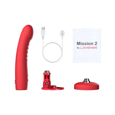 Ділдо с вибрацией Lovense Mission 2 Vibrating suction cup
