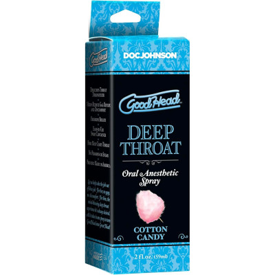  Спрей для мінету Doc Johnson GoodHead DeepThroat - Cotton Candy 59 мл (термін 01.2026)