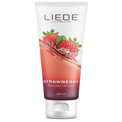  Лубрикант на водній основі Liebe Lubricant Strawberry 100 мл (термін 05.2025)