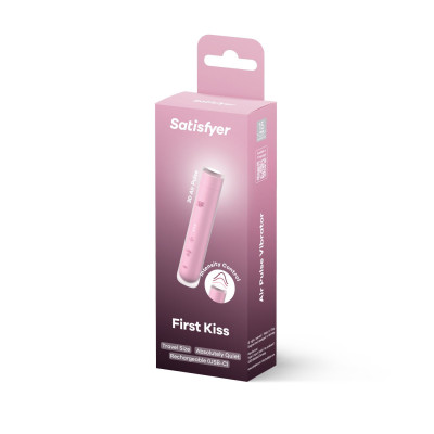 Вакуумний стимулятор Satisfyer First Kiss, технологія 3D Air Pulse (пошкоджене паковання)
