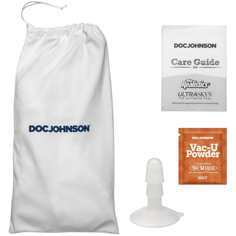 Фалоімітатор Doc Johnson Signature Cocks Girthmasterr 8.5 inch UltraSkyn (м'ята упаковка)